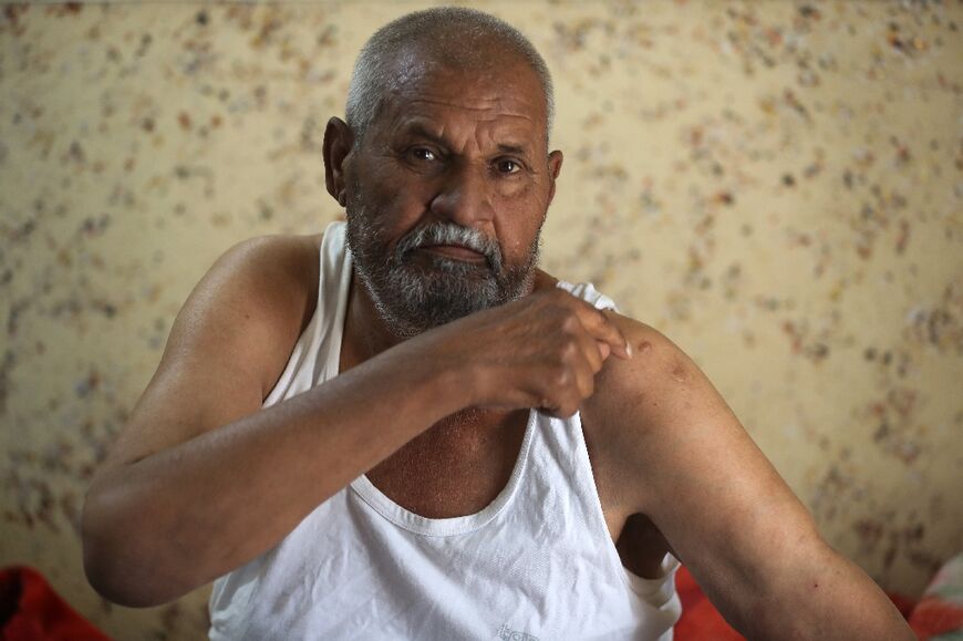 Saad Abbas, 59, was in his garden when he was hit by a bullet falling from the sky