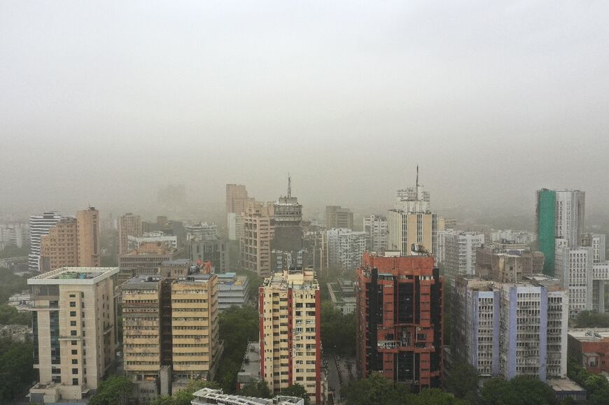 New Delhi was hit by a dust storm in June 2024