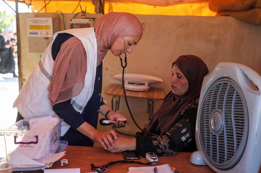 The Doctors Without Borders (MSF) charity set up tent clinics this year due to concerns for the villagers' mental health