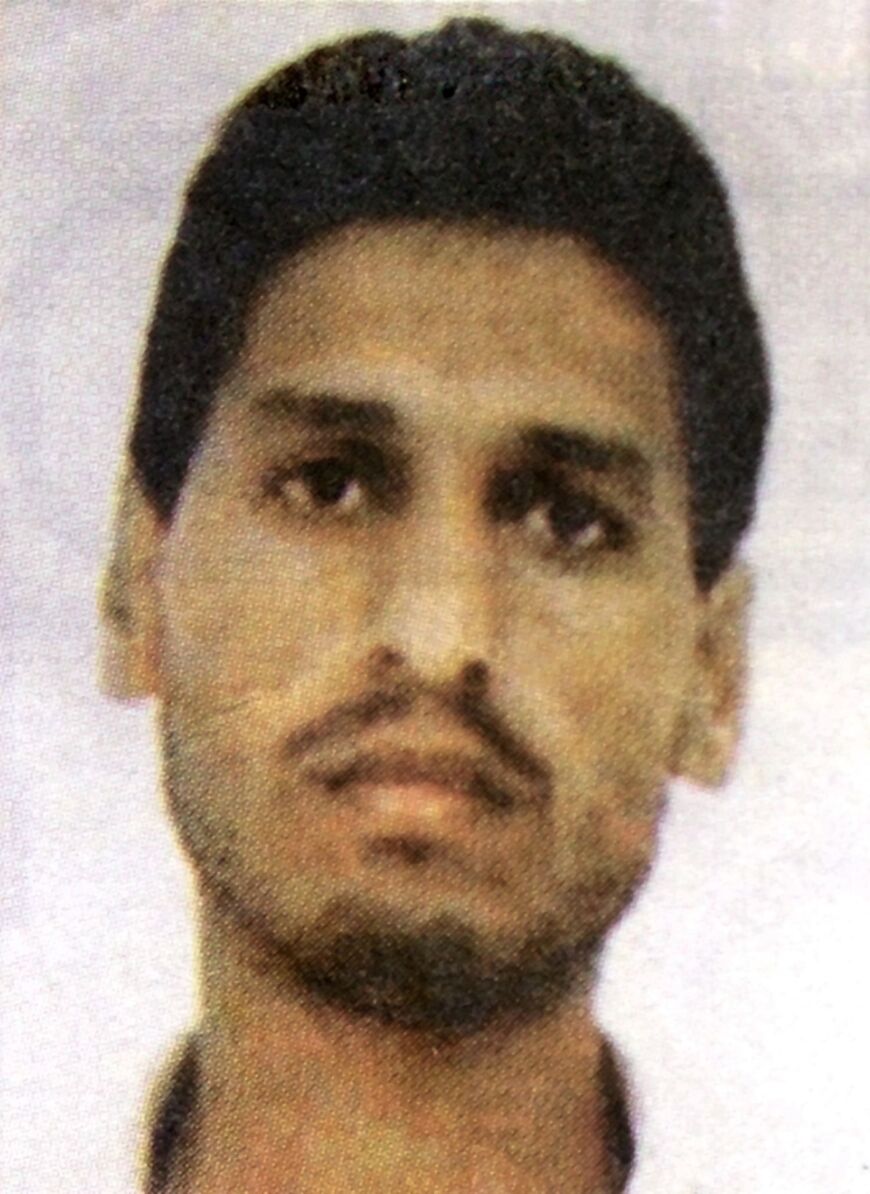 An undated handout photo reportedly showing Mohammed Deif, of whom there are very few pictures known to exist