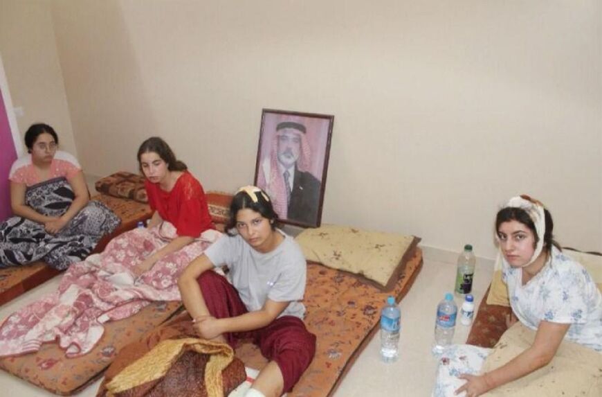 A new picture of four women Israeli soldiers held hostage in Gaza since the October 7 attacks