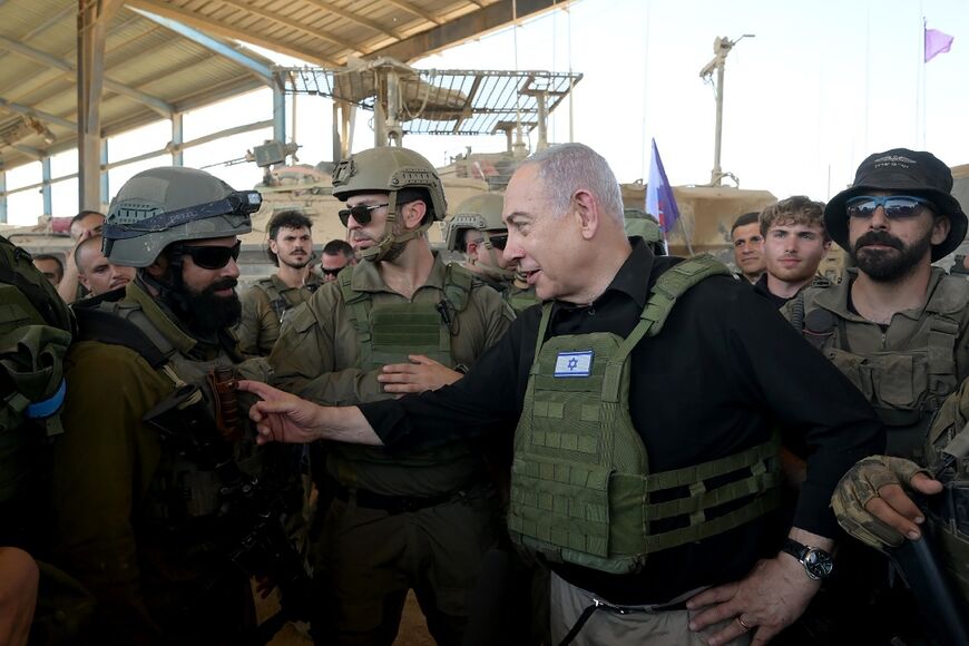 Netanyahu's office said he received a comprehensive briefing from Israeli commanders during his visit to Rafah