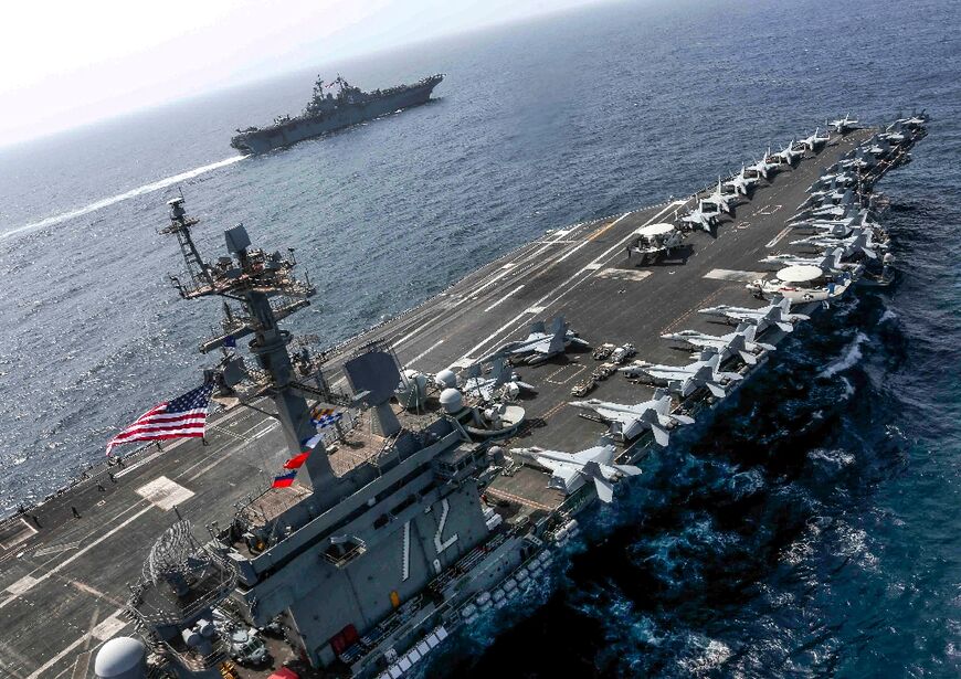 Aircraft carrier the USS Abraham Lincoln