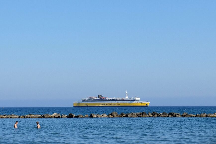 A ferry off Limassol, Cyprus is on standby to provide assistance in the event of an evacuation of the conflict zone