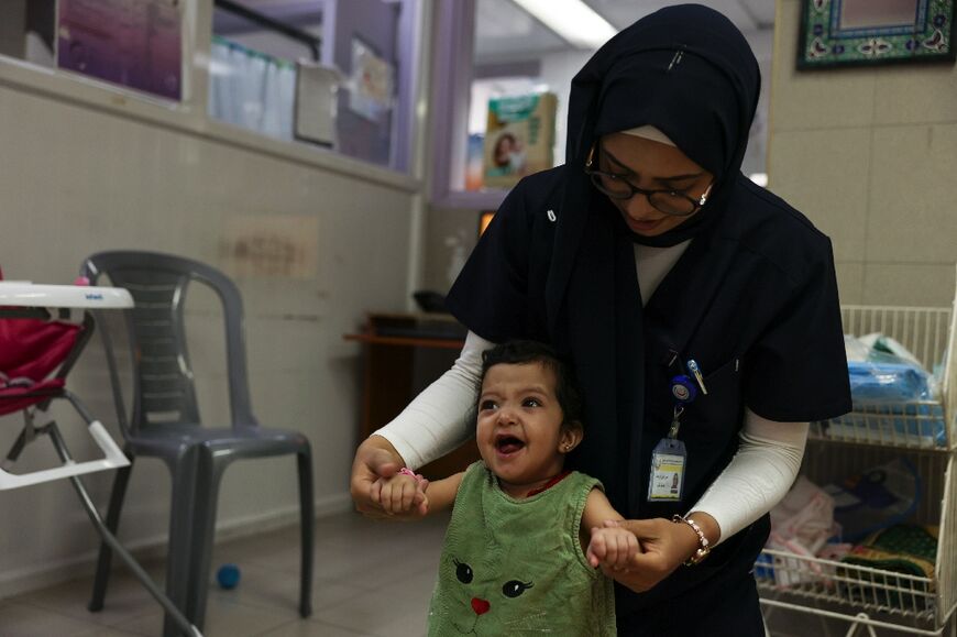 Staff at Al-Maqased Hospital say that before the war they would have been forced to discharge the triplets by now. But the ending of all referrals from Gaza and a sharp reduction in the number from the occupied West Bank has freed up beds