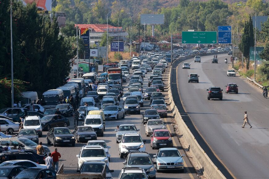 Lebanese civilians flee Israel's intensifying bombardment of the south, heading for anywhere they see they as safe