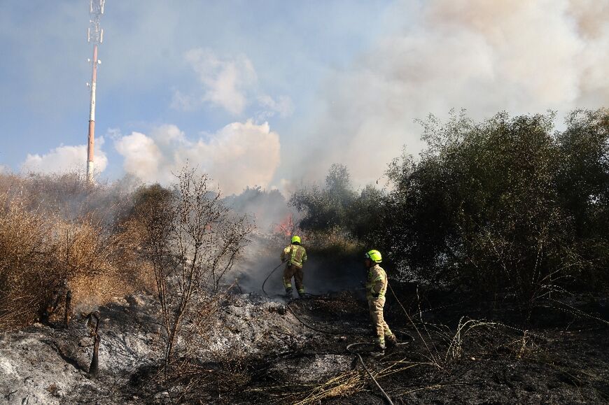 Yemen's Huthis claimed a missile attack on central Israel on Sunday, with the Gaza war continuing to draw in Iran-backed groups from around the region