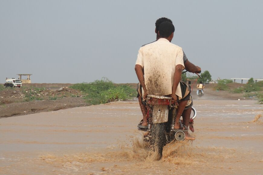 Across Yemen in recent weeks, nearly 100 people have died in floods, an AFP tally compiled from UN data shows