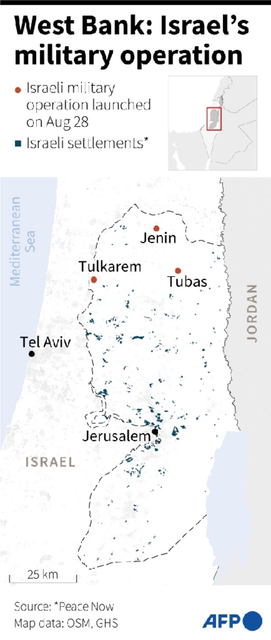 West Bank: Israel's military operation