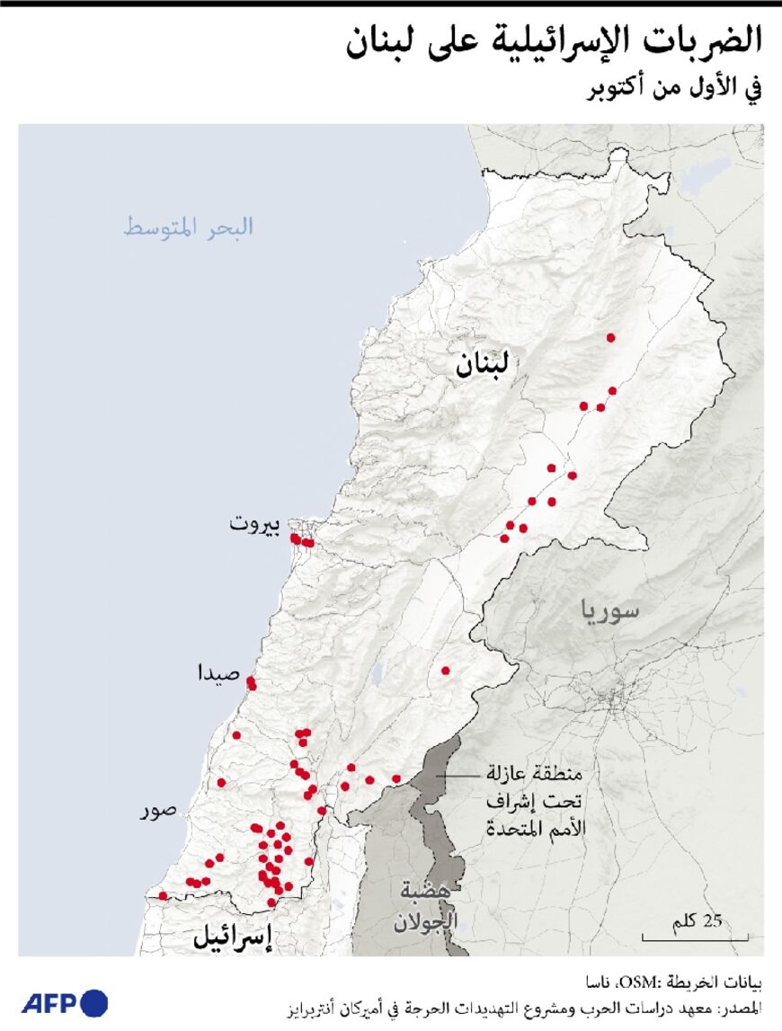 Israeli strikes on Lebanon