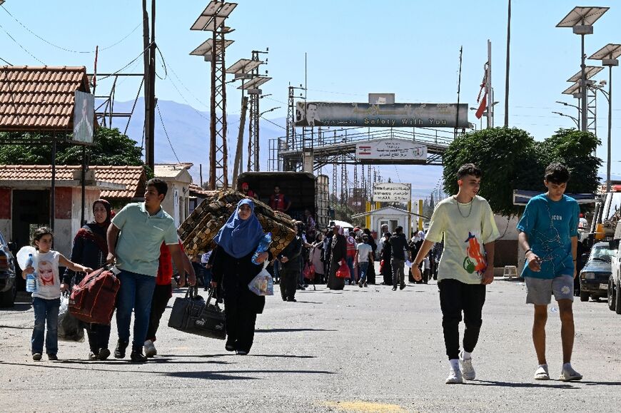 Many of the returning refugees have no homes to go back to in Syria after long years spent trying to make a new life in Lebanon