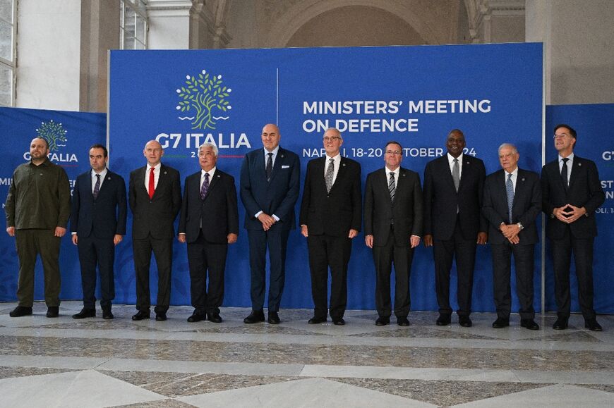 Joining the G7 defence ministers at the summit were NATO chief Mark Rutte, EU foreign policy chief Josep Borrell and Ukraine's defence minister, Rustem Umerov.