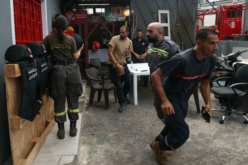 The risk of being killed while working haunts Lebanon's rescue workers but they insist they remain highly motivated