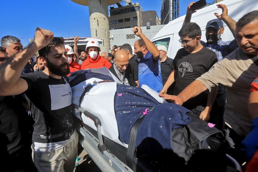 The bodies of the killed journalists were taken to a hospital in Beirut by the Red Cross