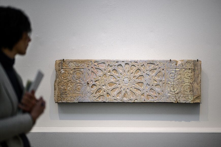 The artefacts on display had been intended for an archaeological museum to be built in Gaza