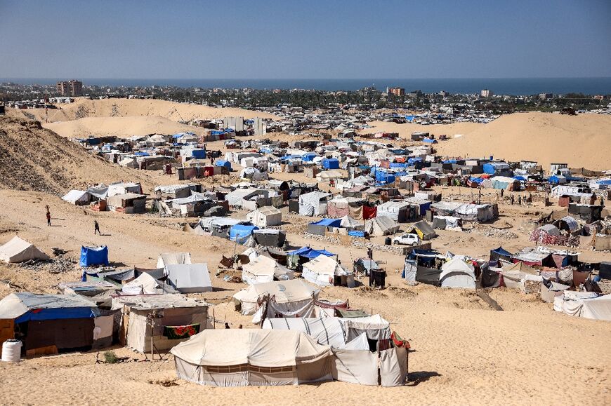 The thin, make-shift tents displaced Palestinians sleep in are not equipped for winter