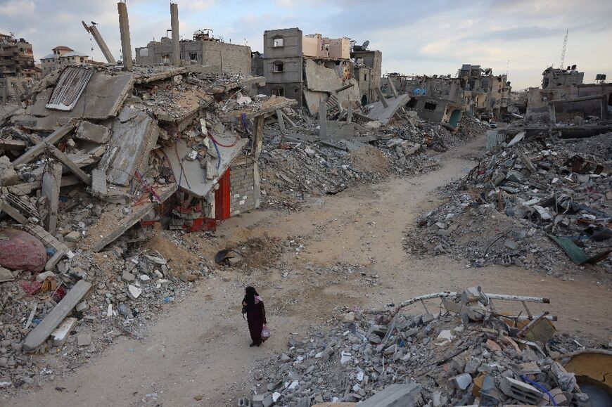 Vast swathes of Gaza have been turned into rubble, as the UN warns of the possibility of famine