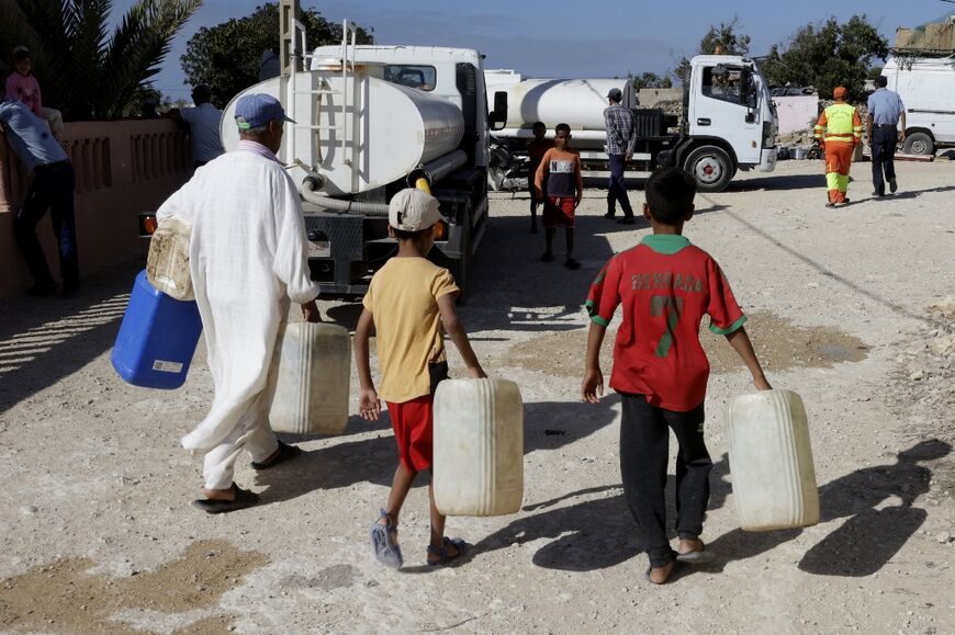 

With nearly depleted dams and bone-dry water tables, some three million people in rural Morocco urgently need drinking water according to official figures