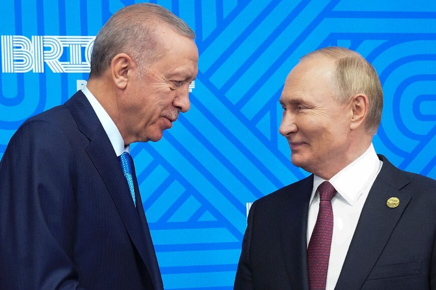 The attack occurred as Turkey's President Recep Tayyip Erdogan was about to hold talks with Vladimir Putin on the sidelines of the BRICS summit in Kazan