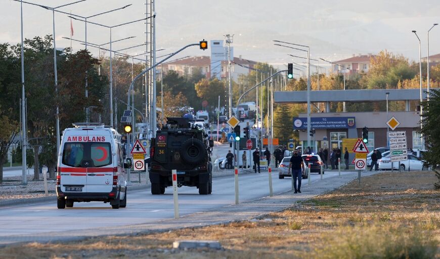 Emergency vehicles sped to the scene of the attack