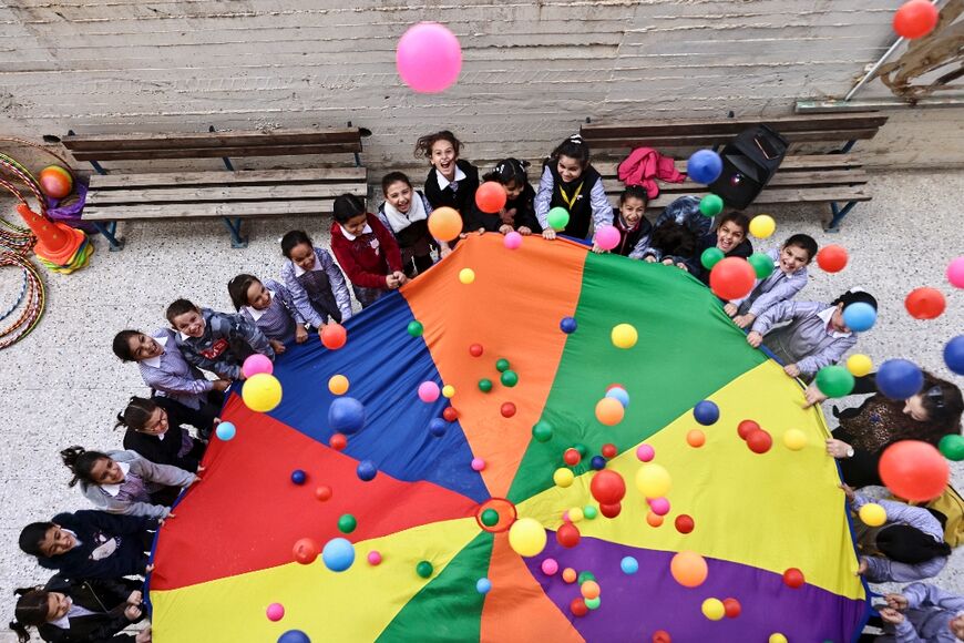 The principal of an UNRWA school says she doesn't know if her students will be able to finish the school year