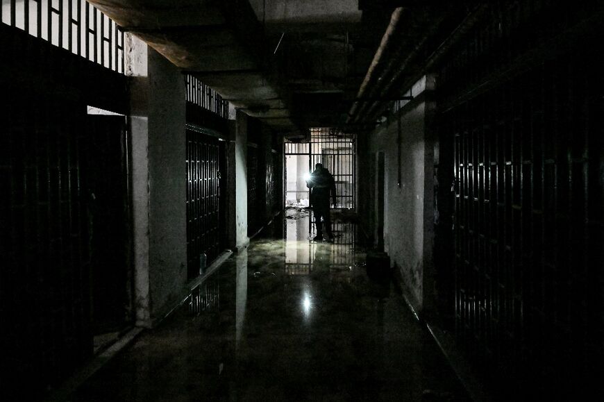 Many of the hundreds of prisoners who were held in the detention centre's dark underground cells never saw the light of day again