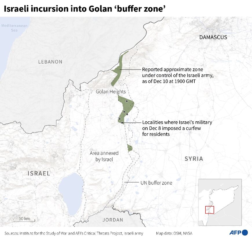 Israeli incursion into Golan ‘buffer zone’