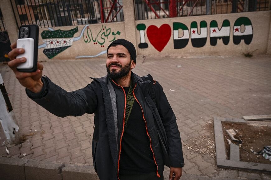 Sameer dreams of meeting his friends and family one day again in Douma