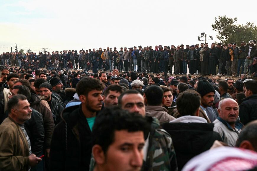 Thousands have gathered at the notorious  Saydnaya prison in Damascus since the fall of Bashar al-Assad looking for news of missing relatives