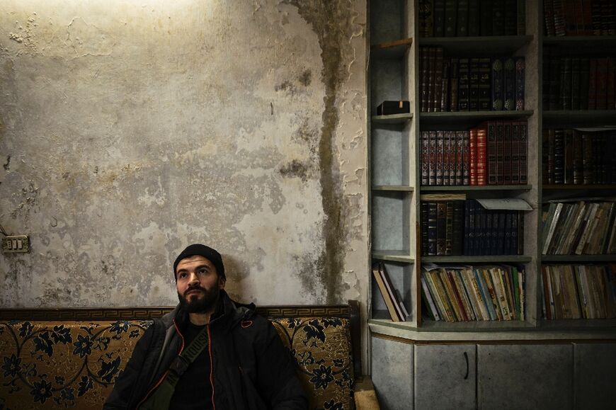 Sameer sits in his father's library that was 'more important to him than his children'