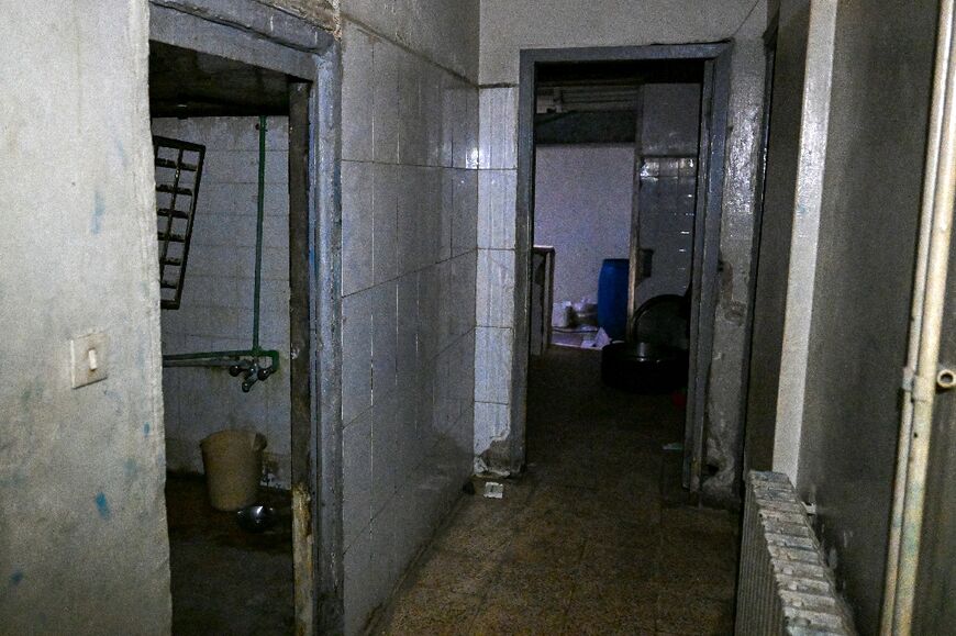 Cells in the basement of the Syrian General Intelligence Directorate (GID) Branch 251, also known as Al-Khatib branch, in the capital Damascus 