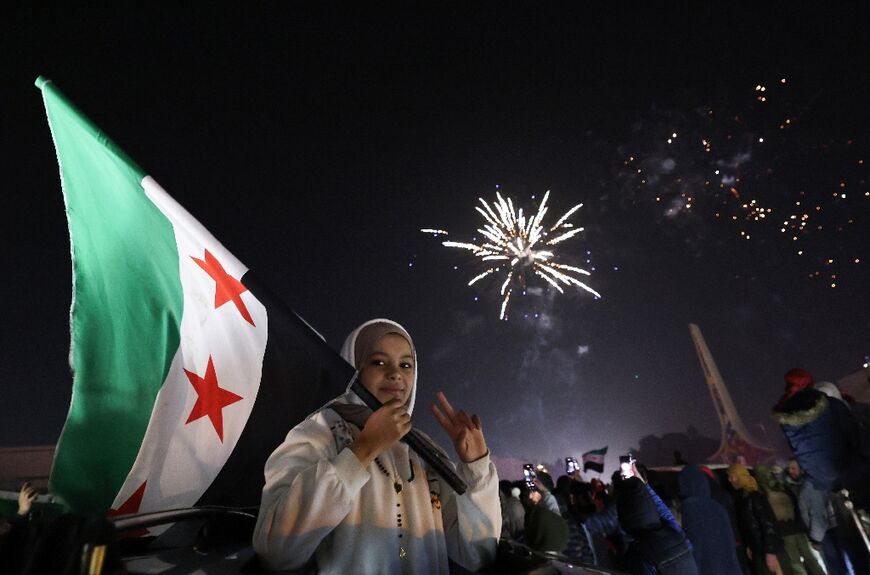 Syrians crowded Umayyad Square in Damascus to see off 2024 after the fall of Bashar al-Assad ended 13 years of civil war