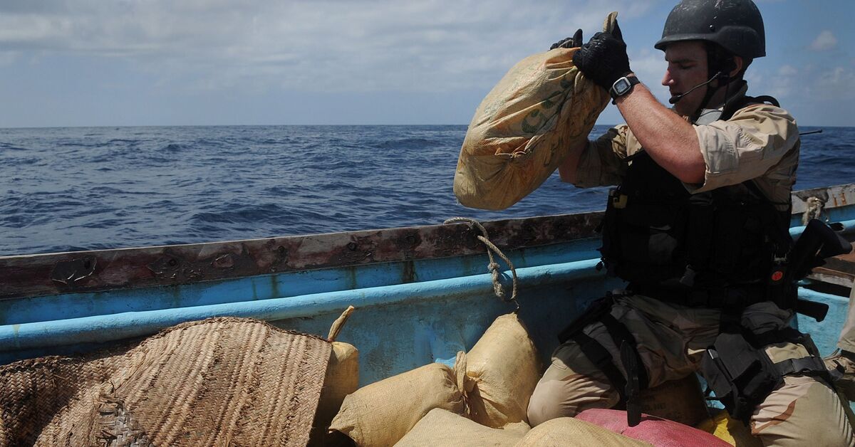 French navy in Mideast seizes $108M drug shipment in Indian Ocean - Al ...