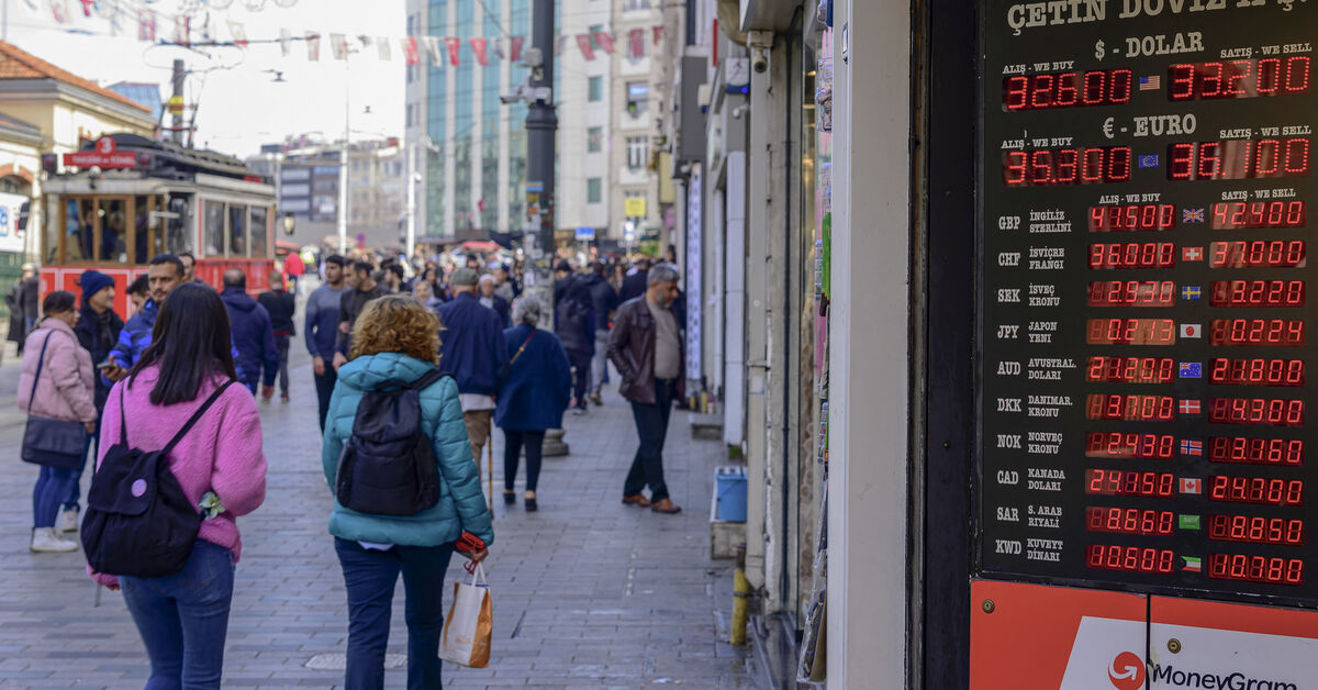 Turkey’s Central Bank keeps interest rates at 50% as inflation cools