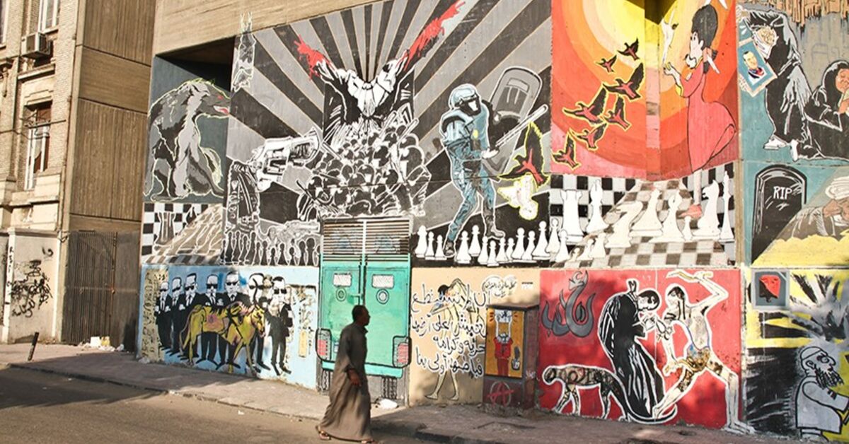 Egyptian Graffiti Artists Protest Sisi Al Monitor The Pulse Of The Middle East